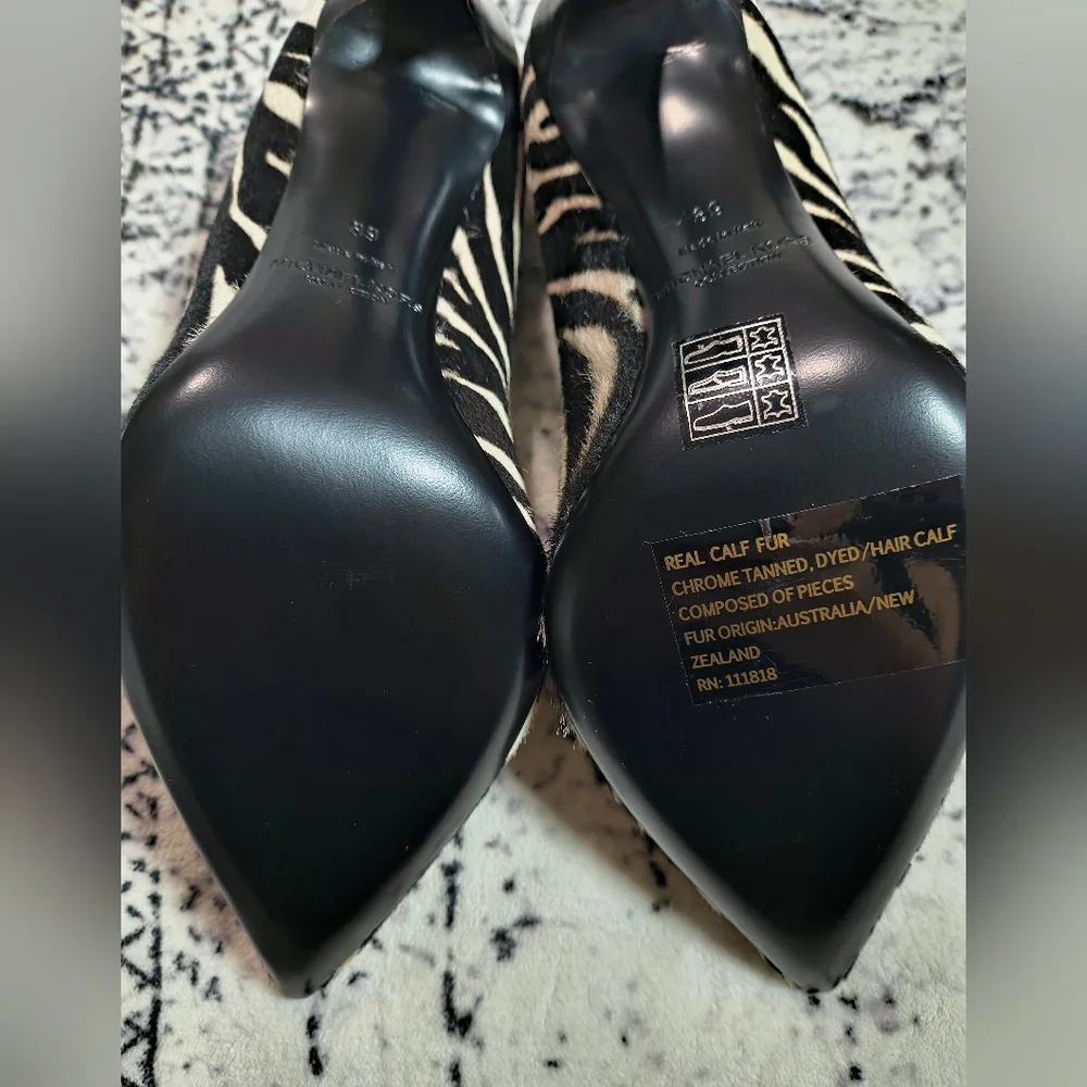 $695 NIB Michael Kors Collection Muse Runway Pumps Women's Size IT 39 US 9 - Picture 4 of 10